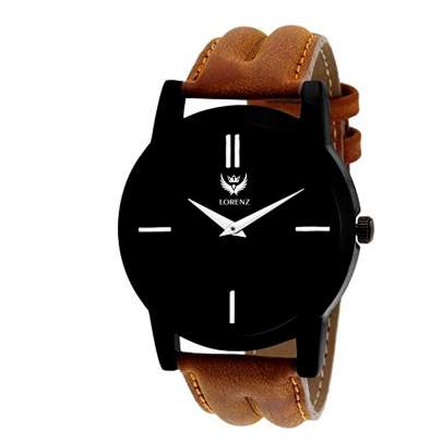 LORENZ Watch Black Dial Men’s Analog Wrist Watch Watch