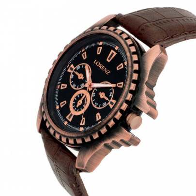 LORENZ Watch Copper Chrono Style Analogue Men’s Watch Watch